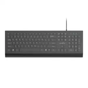 Premium K10 Wired Keyboard - 104 Key Function - Cable Connectivity - USB Type A - English (US) - QWERTY Layout - Wired Cable Connectivity - Black